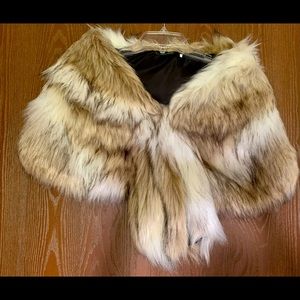 Faux Fur Shawl
